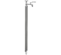 Fuente de Agua para jardín Exterior, Grifo Independiente de Acero Inoxidable para Montaje en Suelo, Ideal para Patios y terrazas.