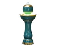 Fuente de agua para jardín Fuente de agua corriente de estilo chino de 120 cm que atrae la riqueza, decoración for sala de estar, ciclo Feng Shui, decoración de suelo interior. Fuentes independientes