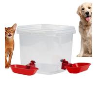 Fuente de agua para mascotas, 3 l, versátil para perros, 18,5 x 18,5 x 15,3 cm, fuente de agua para perros Effortless - Multi-Pet Hydration Solution, For Home Dorm Office Apartment Bedroom Living Room
