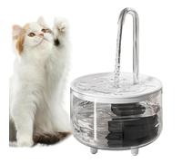 Fuente De Agua Para Mascotas - Dispensador Automático De Agua Para Gato, Fuente De Agua Para Gato | Cuenco Para Perro Fuente De Agua Inalámbrico Usb 1l, Fuente Transparente Para Mascotas De Com