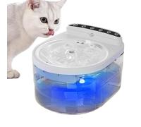 Fuente de Agua para Mascotas,Dispensador Automático Silencioso e Inteligente | Fuentes de Agua para Gatos Interiores | Bebedero para Mascotas, Gatos, Perros, Cachorros, Uso en Interior, Hogar, Apartam
