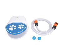 Fuente de Agua para Perros al Aire Libre activada por la Pata, dispensador de Agua para Perros con Paso y Manguera para el Patio, aspersor automático para Mascotas para hidratación