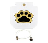 Fuente de agua para perros al aire libre - Dispensador de consumidor de consumo de compañía de presión ajustable, de agua de paso | Juguete de riego de césped de jardín, cuenco de agua al