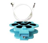 Fuente de Agua para Perros Exterior - Dispensador De Agua Canino para Pisar | Juego de Rociador, Bebedero Mascotas con Manguera para Exteriores Parque Clima Cálido Jardín Juego Camping Perrera