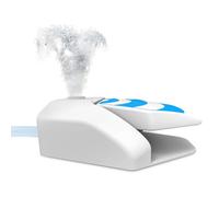 Fuente de agua para perros, juguete de agua potable activado por patas, juguetes interactivos de hidratación antideslizante, aspersor para jugar, verano, gato, patio, patio trasero interior