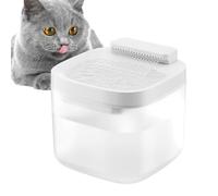 Fuente de agua para perros, recipiente circular automático para perros, fuente de agua para cachorros | Drinker silencioso para cachorros