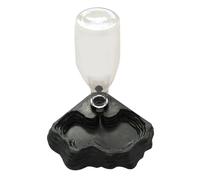 Fuente de agua potable | Alimentador automático para reptiles de 8.07 pulgadas | Cuenco de comida para reptiles para diseño de polipropileno de 150 x 205 mm con capacidad de 400 ml, base