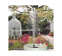Fuente de Agua Solar de 160 Mm Piscina Estanque Cascada DecoracióN de JardíN BañO de PáJaros al Aire Libre Fuente de EnergíA Solar Flotante