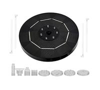 Fuente de Agua Solar for Piscina, Estanque, Cascada, decoración jardín, Edificios, baño pájaros al Aire Libre for Bomba alimentada por Panel Solarna Uso Eficiente De La EnergíA(3.5W White)