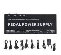 Fuente de Alimentacin para Guitarra, 9 Salidas CC Aisladas Fuente de Alimentacin para Pedal de Efectos de Guitarra de Verstil con Salida USB de 5 V