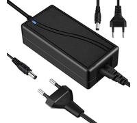 Fuente de alimentación 12 V 6 A AC DC adaptador: transformador LED de 12 V, adaptador de corriente LED, 72 W, fuente de alimentación para tiras de luz LED, monitores, televisores,europeo 5,5×2,5/2,1mm