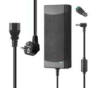 Fuente de alimentación 12V 10A, AC100-240V a DC 12V 10A Transformador Adaptador de Fuente de Alimentación, 12 Voltios 10 Amp 120W 5.5mm x 2.5mm /2.1mm DC Salida Jack para tiras de LED,Cámara CCTV