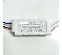 Fuente de alimentación 12V, Transformador electrónico 120W, 160W, Adaptador 220V a for lámpara Cuarzo halógena Cristal, convertidor 230V a(60W,1 PIECE-220V)
