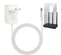 Fuente de alimentación 12V3A para routers WLAN AVM Fritzbox y Telekom Speedport Smart - Cable Extra Largo de 2m - Color Blanco, Compatible con Fritz Box 7590 DSL y Modelos similares