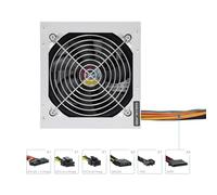 Fuente de alimentación 500W, Alta eficiencia, protección contra sobrecarga, refrigeración silenciosa; Ideal para PC y Sistemas de Videojuegos.