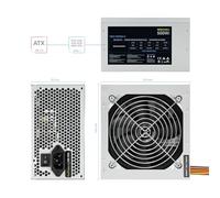 Fuente de alimentación 500W, Tipo OEM, Voltaje 220V con Conectores ATX, Ideal para PCs y Equipos electrónicos.