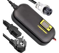 Fuente de alimentación 54.6V 12A Cargador inteligente ajustable para batería 13Series 48V 46.8V 53.5V 50V Litio Li-Poly (GX16-3 pines Aviation)