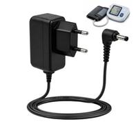 Fuente de Alimentación 6 V 1 A Compatible con Tensiómetros Omron, Adaptador de Corriente con Enchufe EU para Modelos X7, M2, M3, M5, M6, M7, Sistema de Protección Integrado