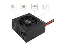 Fuente de alimentación 600W, con Cables modulares y eficiencia 80 Plus; Ideal para PCs de Alto Rendimiento y Gaming.