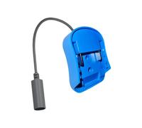Fuente de alimentación ABS Batería de 18 V de uente de alimentación Externa a Adaptador de Enchufe para Transferencia de energía Estable ABS Permanente