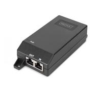 Fuente de alimentación/Adaptador PoE+ 802.3at activo máx. 55V 30W 10/100/1000Mbps, transmisión hasta 100m