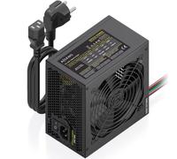 Fuente de Alimentación Aisens ASPC-500ATX-PSEBK/ 500W/ Ventilador 12cm