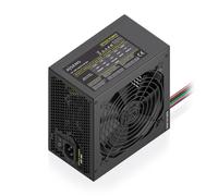 Fuente de Alimentación AISENS ASPC-500ATX-SEOBK 500W CE RoHS botón encendido