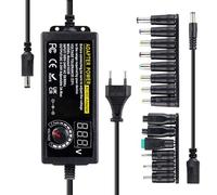 Fuente de alimentación ajustable de 3-24 V, fuente de alimentación universal de 72 W, adaptador de red ajustable, adaptador universal de 100 - 240 CA, cargador con 14 cables de polaridad inversa y