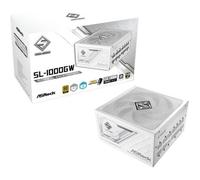 Fuente de Alimentación Asrock 1000W Certificación 80+ Gold Steel Legend Blanca Diseño ATX