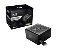 Fuente de alimentación ASRock PRO-650G - 650W 80 Plus Gold Certificada, lista para ATX 3.1, ventilador de 120mm, circuito de protección completa, garantía de 3 años