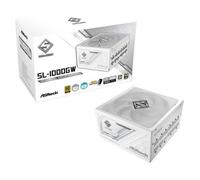 Fuente de Alimentación Asrock SL-1000GW 1000W Certificación 80+ Gold Steel Legend Blanca Diseño ATX