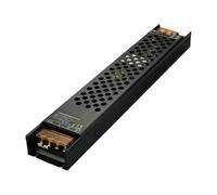 Fuente de alimentación atenuación larga 0-10V, transformador led, luz lineal for gabinete 24 voltios con tiristor, fuente conmutada(CRS250-H1V12 Black Mesh)