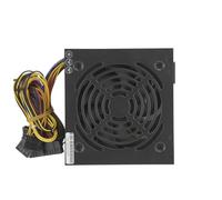 Fuente de alimentación ATX de 250 W para computadoras de Escritorio Interruptor Manual de 115 y 230 voltios 20+4 Pines CPU de 4 Pines GPU de 6 Pines 2 Puertos SATA Ventilador de