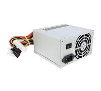 Fuente de alimentación ATX de 400 W de repuesto para fuente de alimentación compatible con FSP300-60THA, unidad de alimentación plateada para computadora de escritorio con 24 pines principal para