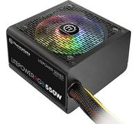Fuente de alimentación ATX Thermaltake Litepower RGB, 550 W, Color Negro