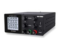 Fuente de alimentación banco estabilizada CC ajustable, 30 V, 10 A, 60, 120, control voltaje precisión for equipos laboratorio(60V 5A LCD)