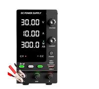Fuente de alimentación CC 30 V 10 A, fuente de alimentación de banco CC regulada y conmutable, 12 V, 24 V, 48 V, 60 V, 120 V (Charge SPPS-C3010C)