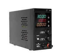 Fuente de alimentación CC con mantenimiento ajustable, fuente banco 300 W, pantalla cuatro dígitos, salida 30 V y 10 A, for laboratorio