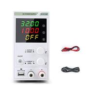 Fuente de alimentación CC programable Unidad de fuente de alimentación de CC de laboratorio Ajustable Mini banco de laboratorio de 4 dígitos Fuente de alimentación Función de memoria Regulador de volt