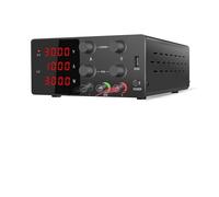 Fuente de alimentación CC programable, variable, ajustable en laboratorio, 30 V, 10 A, 60 V, 5 A, regulador, fuente de alimentación de banco, 4 juegos de funciones de almacenamiento RS232 Alta precisi