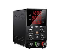 fuente de alimentación CC variable, Fuente De Alimentación TFT 5 Pulgadas, 2,8, Pantalla Ondulación Baja, Salida Bloqueo OVP OCP 4 Memorias, Zumbador, Alarma Cortocircuito, USB-A(120V 3A OCP OVP)