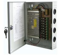 Fuente de alimentación, centralita, 9 canales para cámaras de videovigilancia 10 A, 220 V