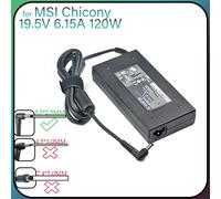 Fuente de Alimentación Chicony de 19.5V 6.15A para MSI GE60 GE70 GP60 PE62 GE72 GF63 16GH, Adaptador de CA, Cargador para Portátil A12-120P1A 3 and UK Plug