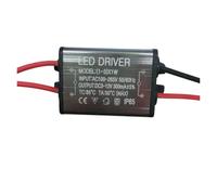 Fuente de alimentación con controlador LED corriente constante, resistente al agua, for exteriores, reflector pared, farola, voltaje amplio aislado 1 a 500 W,Alta Precisión(1-3X1W300ma)