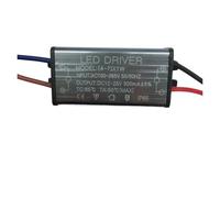 Fuente de alimentación con controlador LED corriente constante, resistente al agua, for exteriores, reflector pared, farola, voltaje amplio aislado 1 a 500 W,Alta Precisión(4-7X1W300ma)