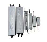 Fuente de alimentación conmutada a Prueba Agua 12W 18W 24W 36W 48W 60W 80W 100W 150W 300W 400W AC 180-260V DC 12V 24V Tira LED(24V,18 W)