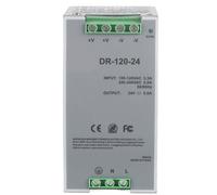 Fuente de alimentación conmutada AC/DC 24 V 5 A 120 W, Fuente de alimentación PWM montable en Rail DIN con protección contra sobrecarga y Cortocircuito para la automatización indus