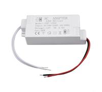 Fuente de alimentación conmutada de 36 W AC 220 V a CC 12 V convertidor (CC | 12 W de potencia, entrada AC 90-240 V, para tiras de luz LED, funcionamiento silencioso, alta eficiencia