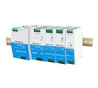 Fuente de alimentación conmutada de riel DIN Serie EDR de 75/120/150/240/480 W. Entrada de CA a CC SMPS: 88-264 V CA. Salida: 12 V, 24 V, 36 V y 48 V.(EDR-120,24V)
