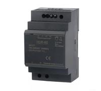 Fuente de alimentación conmutada HDR-60 de 100 W con construcción robusta para uso a largo plazo en plantas de fabricación y automatización (HDR-60-24V-2.5A)